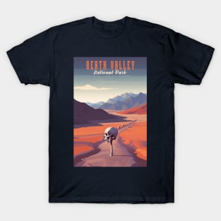 Death Valley National Park Vintage Travel  Poster T-Shirt